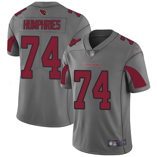 Arizona Cardinals Limited Silver Men D.J. Humphries Jersey NFL Football 74 Inverted Legend